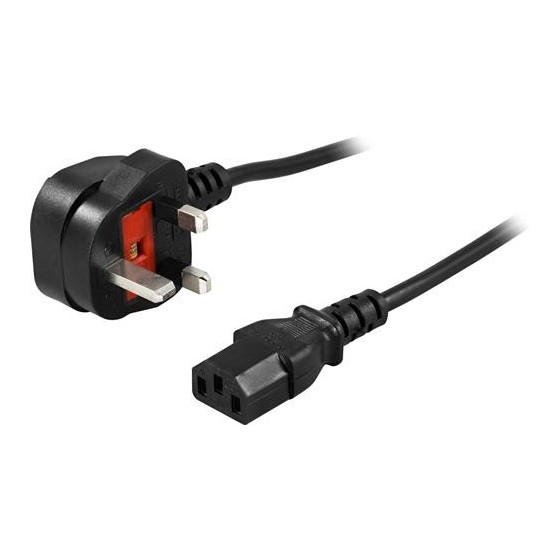 Deltaco Power Cable - 2 m - UK